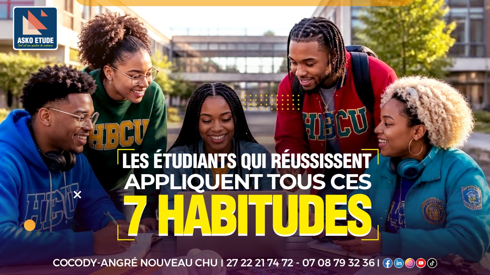 Les étudiants qui réussissent ont tous ces 7 habitudes